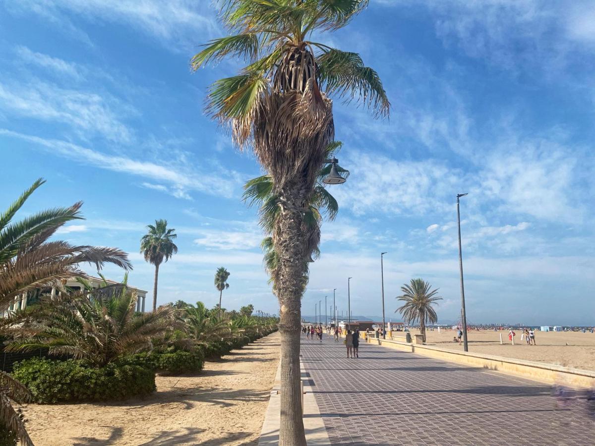 Espectacular Apartamento A 100Mt De La Playa Las Arenas Valencia Bagian luar foto